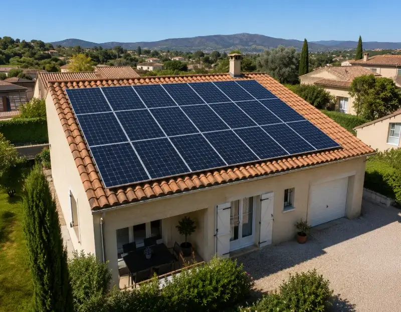 Prime à l'autoconsommation panneaux solaires Aurignac — aide financière de l'État